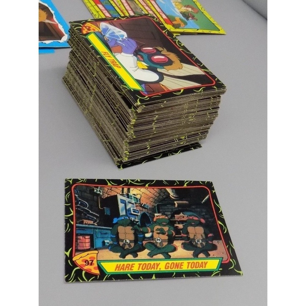 Vintage TMNT 130 Cards And  23 Stickers Assorted From Different Sets Movie Topps - Picture 6 of 12